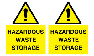 HAZARDOUS WASTE STORAGE